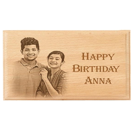 6 x 4 Wooden Engraving