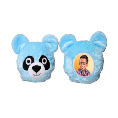 CARTOON PILLOW - BLUE PANDA (15 inch)