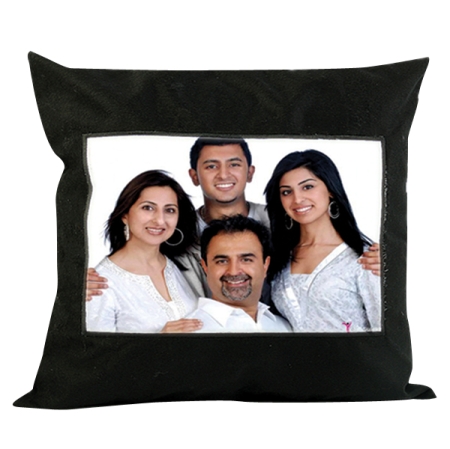 VELVET PILLOW - BLACK (15 inch)