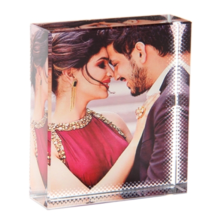 RECTANGLE CRYSTAL 8 x 6 CM