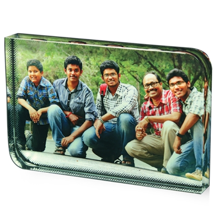 RECTANGLE CORNER CUT 8 x 6 CM