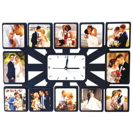 12 PIC SUBLIMATION RECTANGLE CLOCK