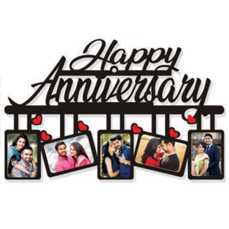 5 PIC MDF SUBLIMATION (18 x 12 IN) - HAPPY ANNIVERSARY