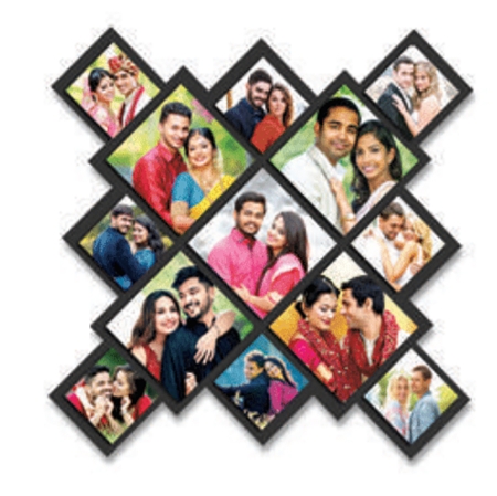 18 IN DIAMOND MDF FRAME