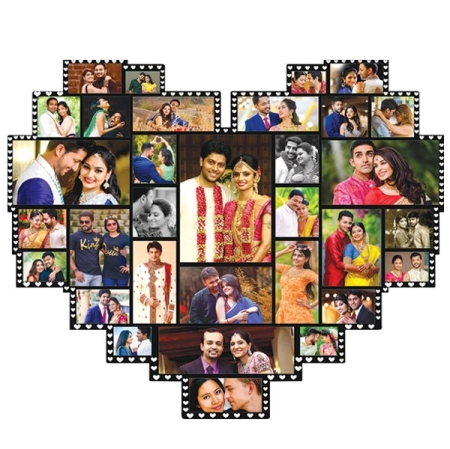 18 x 15 IN HEART COLLAGE FRAME