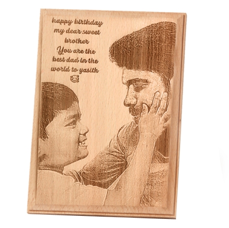 WOODEN ENGRAVING - 7 X 5 IN