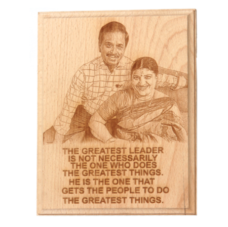 WOODEN ENGRAVING - 6 X 8 IN