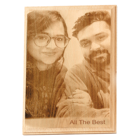 WOODEN ENGRAVING - 12 X 8 IN