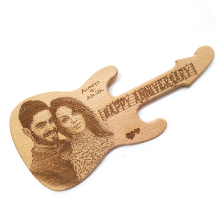 GUITAR WOOD (15 x 7 IN )