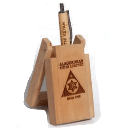 FOLDABLE PEN STAND WITH PEN