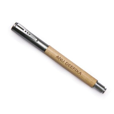 METAL CAP WOODEN PEN