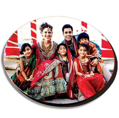 6IN MDF FRIDGE MAGNET - OVAL