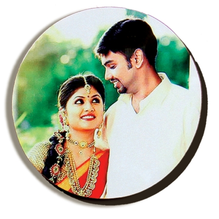 6IN MDF FRIDGE MAGNET - ROUND