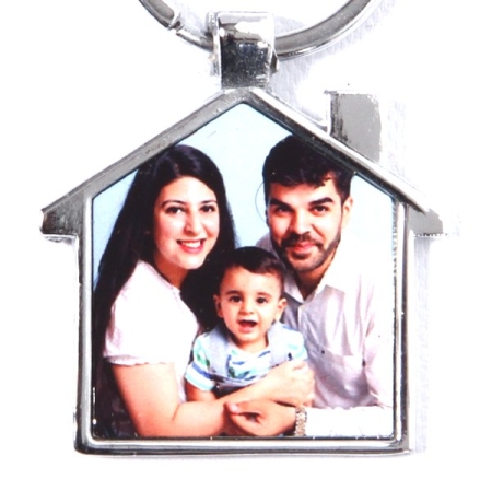 METAL KEYCHAIN - HOME (DOUBLE SIDE)