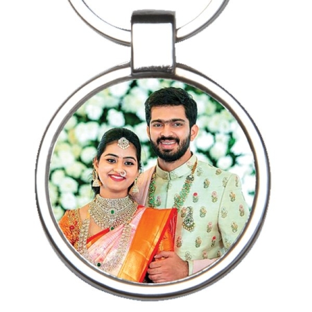 METAL KEYCHAIN - ROUND (DOUBLE SIDE)