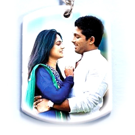 POLYMER KEYCHAIN - RECTANGLE (DOUBLE SIDE)