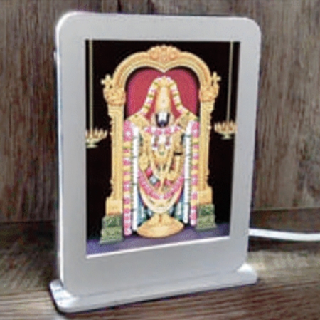 POLYMER DOUBLE LED CAR STAND - VERTICAL
