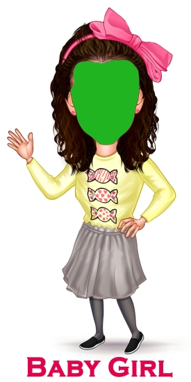CARICATURE - BABY GIRL