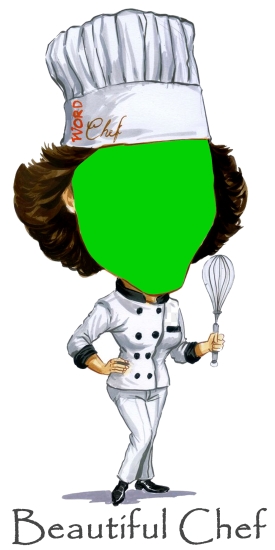 CARICATURE - BEAUTIFUL CHEF