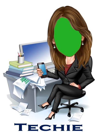 CARICATURE - TECHIE