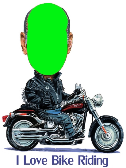 CARICATURE - BIKE LOVER