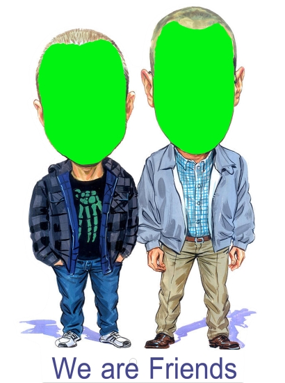 CARICATURE - FRIENDS