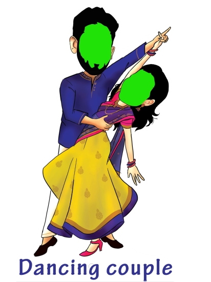 CARICATURE - DANCING COUPLE