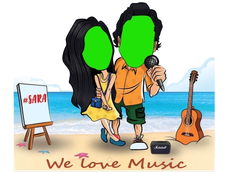 CARICATURE - MUSIC LOVER