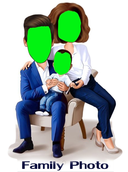 CARICATURE - FAMILY PHOTO