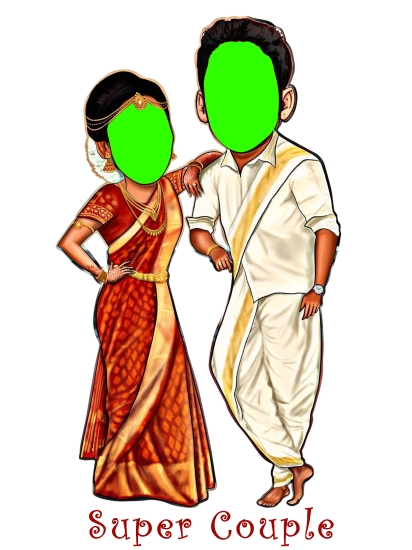 CARICATURE - SUPER COUPLE