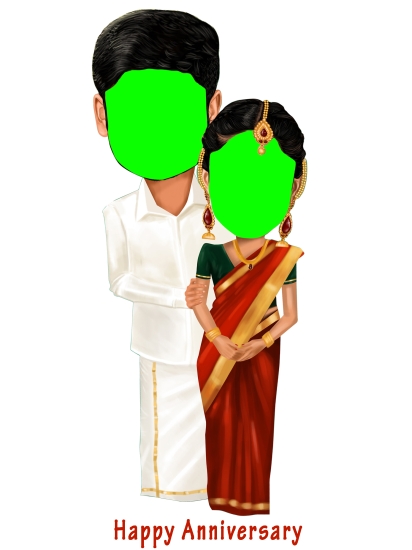 CARICATURE - HAPPY ANNIVERSARY