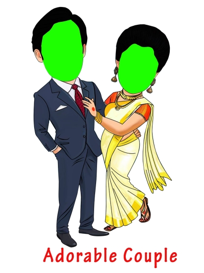 CARICATURE - ADORABLE COUPLE