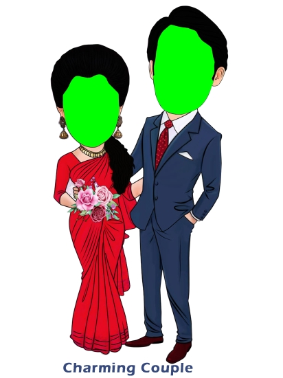CARICATURE - CHARMING COUPLE