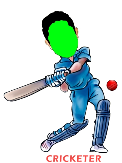 CARICATURE - CRICKETER