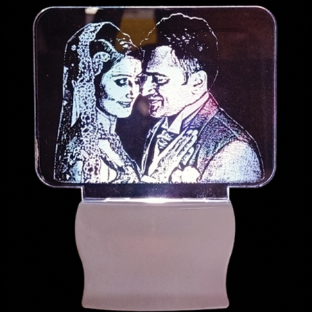 MULTICOLOR ACRYLIC BEDLAMP - RECTANGLE