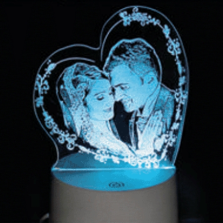 Acrylic Table Top - Heart