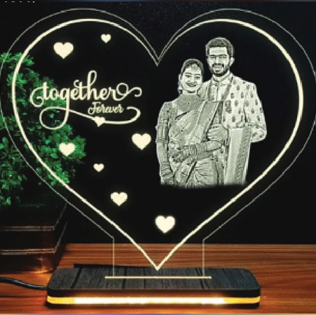 Acrylic Table Top - Heart