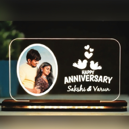 Acrylic Table Top - Happy Anniversary