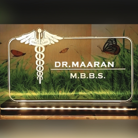 Acrylic Table Top - Name Board