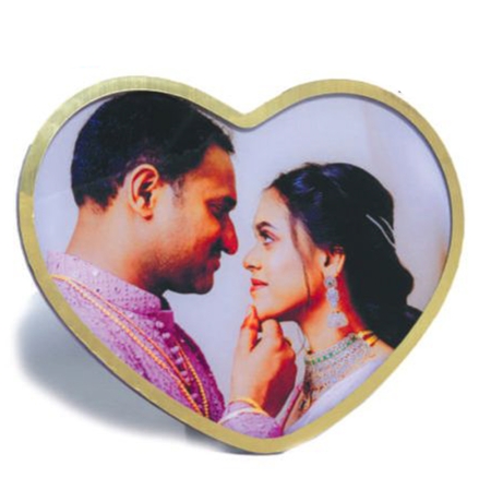 Acrylic Frame Heart 10 x 8 in