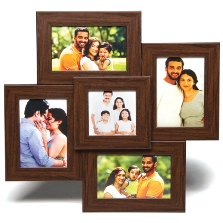5 Frame collage - Brown