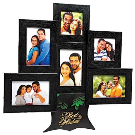 TREE FRAME COLLAGE - BLACK