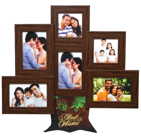 TREE FRAME COLLAGE - BROWN