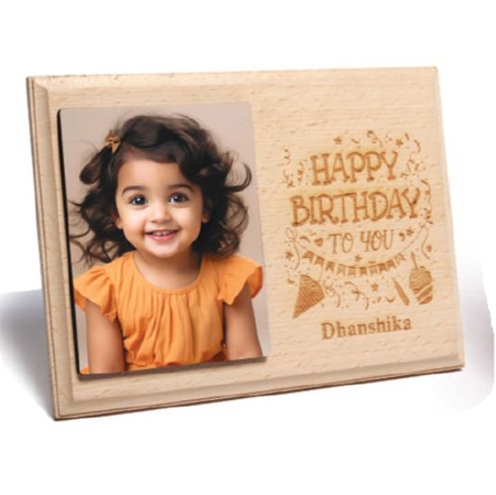 Photo and Greeting Wood (8 x 6 in)