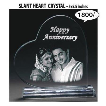 SLANT HEART CRYSTAL