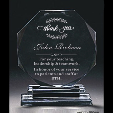 OCTAGON BLACK BASE AWARD