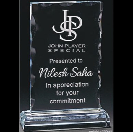 FRAME CRYSTAL AWARD