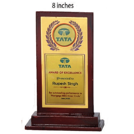 WOODEN MOMENTO - 8 INCH