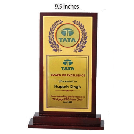 WOODEN MOMENTO - 9.5 INCH
