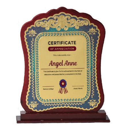WOODEN MOMENTO -12 INCH